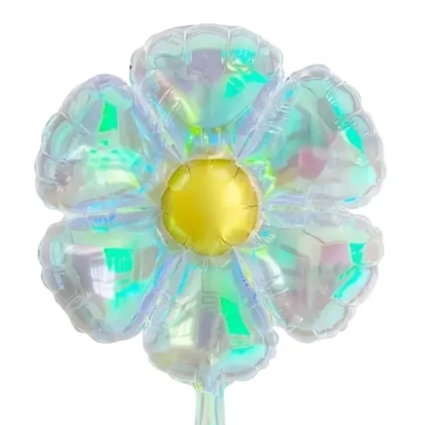 Hologramlı Papatya Folyo Balon (53x48 cm)