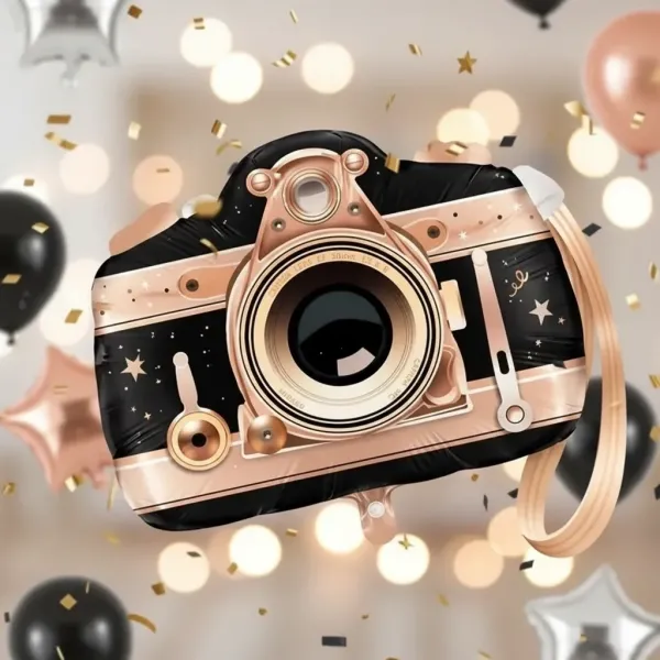 Fotoğraf Makinesi Folyo Balon (64x50 cm)