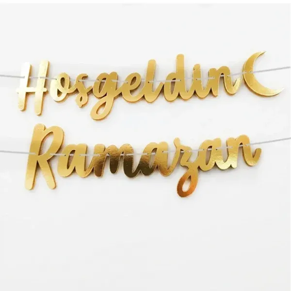 Hoş Geldin Ramazan Yazısı ışıklı (150 cm)