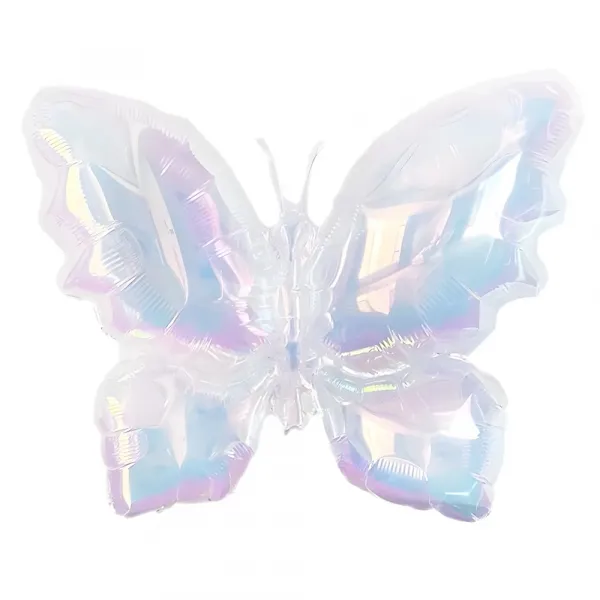Hologramlı Kelebek Folyo Balon (88x66 cm)