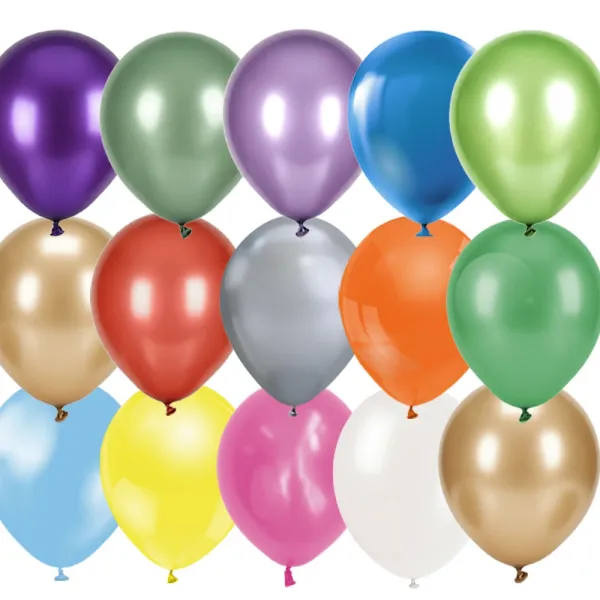 Karışık Balon Metalik (15 Adet)