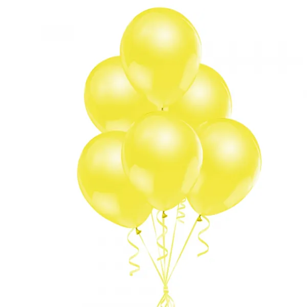 Sarı Balon Metalik 100 Adet
