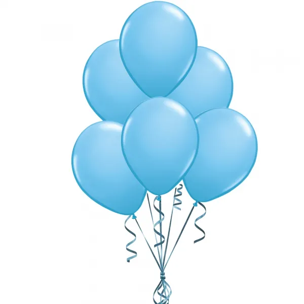 Açık Mavi Pastel Balon 100 Adet