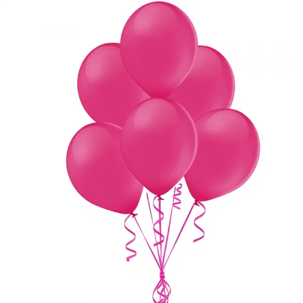 Fuşya Pastel Balon 100 Adet