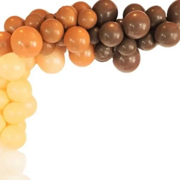 Çikolata Kahverengi Pastel Balon 100 Adet