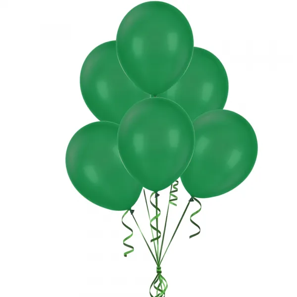 Koyu Yeşil Pastel Balon 100 Adet