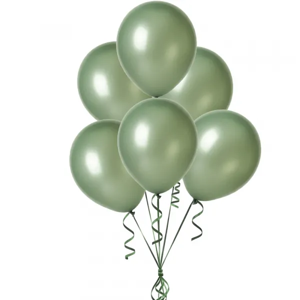 Küf Yeşili (Okaliptus) Pastel Balon 100 Adet