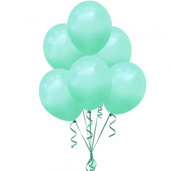 Su Yeşili Pastel Balon 100 Adet