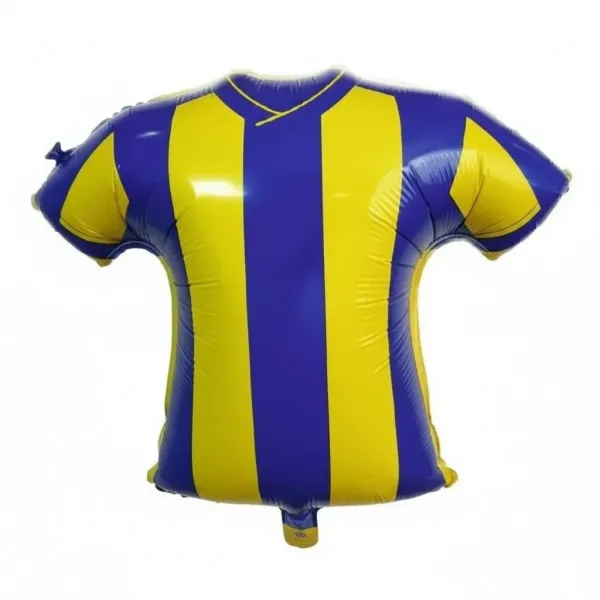 Sarı Lacivert Taraftar Forma Folyo Balon (55x51 cm)