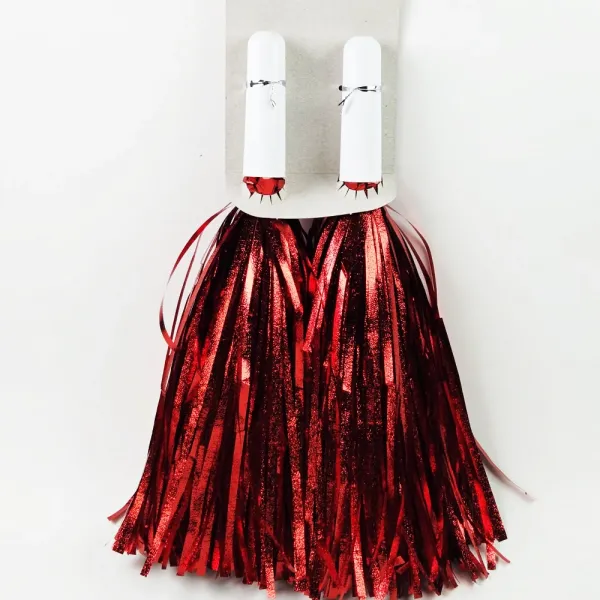 Kırmızı Gösteri Ponponu 2’li Set