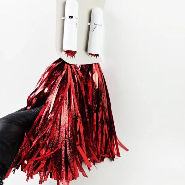 Kırmızı Gösteri Ponponu 2’li Set