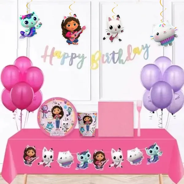 Gabby Doğum Günü Parti Seti 24 Kişilik