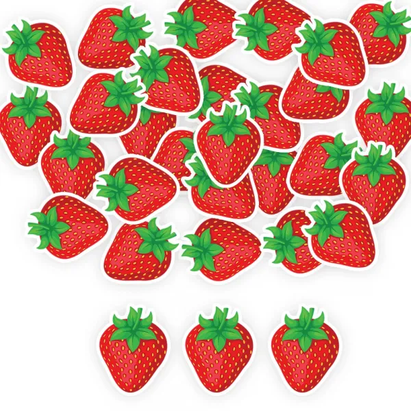 Çilek Temalı Masa Konfetisi (30 Adet)