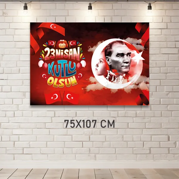 23 Nisan Kutlu Olsun Afişi (75x107 cm)