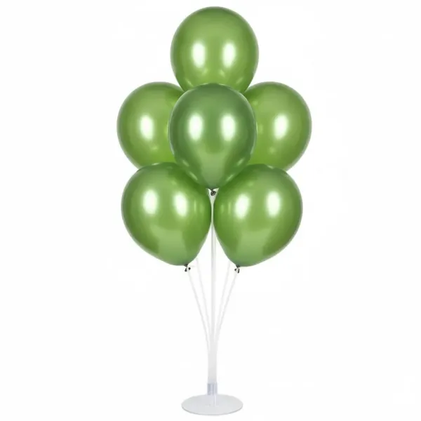 Balon Standı + Fıstık Yeşili Metalik Balon