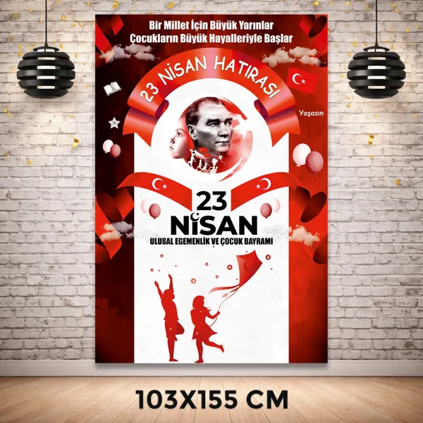 23 Nisan Hatırası Afişi (103x155 cm)