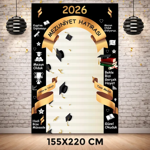 Mezuniyet Hatırası Afişi BÜYÜK (155x220 cm)