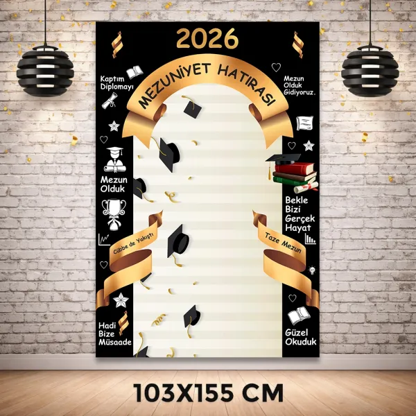 Mezuniyet Hatırası Afişi (103x155 cm)
