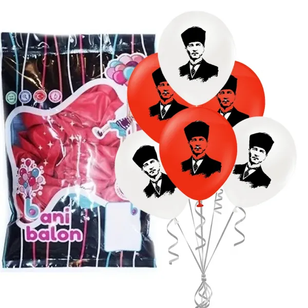 Atatürk Baskılı Balon (100 adet)
