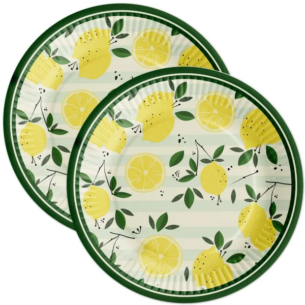 Limon Temalı Tabak 8 adet