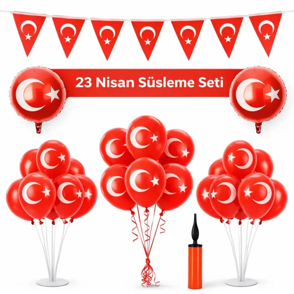 23 Nisan Sınıf Balon Süsleme Seti