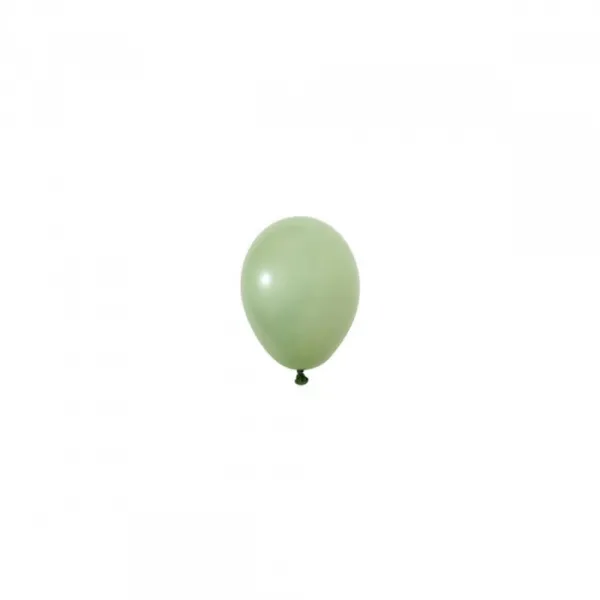 5 İnch Mini Küf Yeşili Pastel Balon (10 Adet)