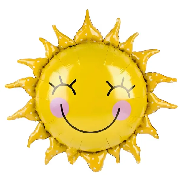 Gülümseyen Güneş Folyo Balon (67x60 cm)