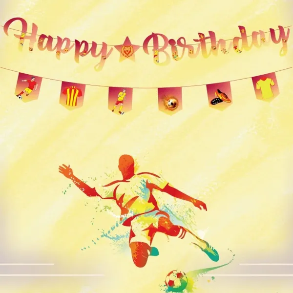 Sarı Kırmızı Taraftar Dekor Süs Seti