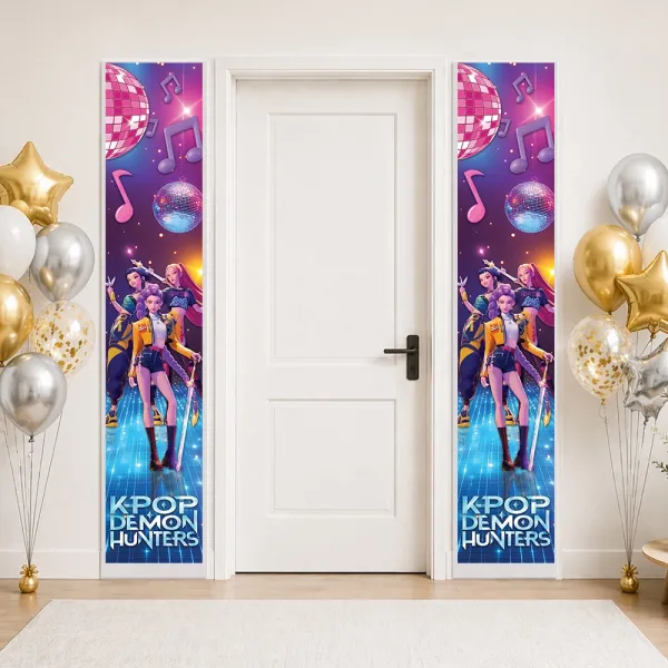 K-pop Demon Hunters Asma Afiş (2li - 155x30 cm)