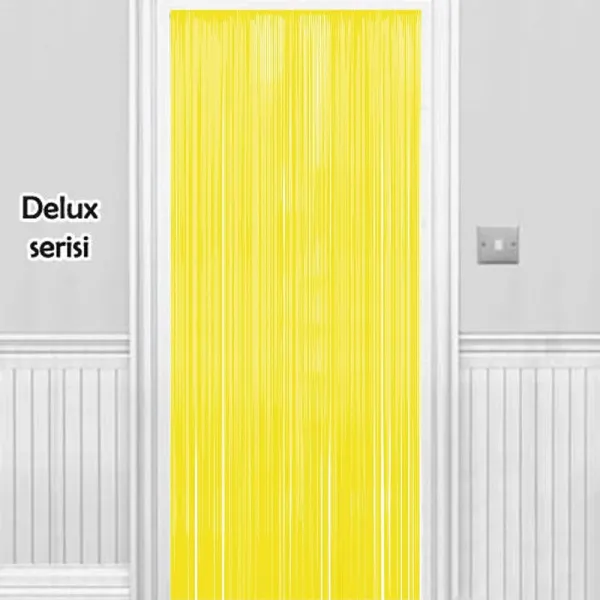 Soft Duvar ve Kapı Perdesi Sarı (100x200 cm)