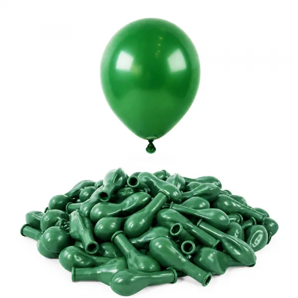 5 inch Pastel Mini Yeşil Balon (10 Adet)
