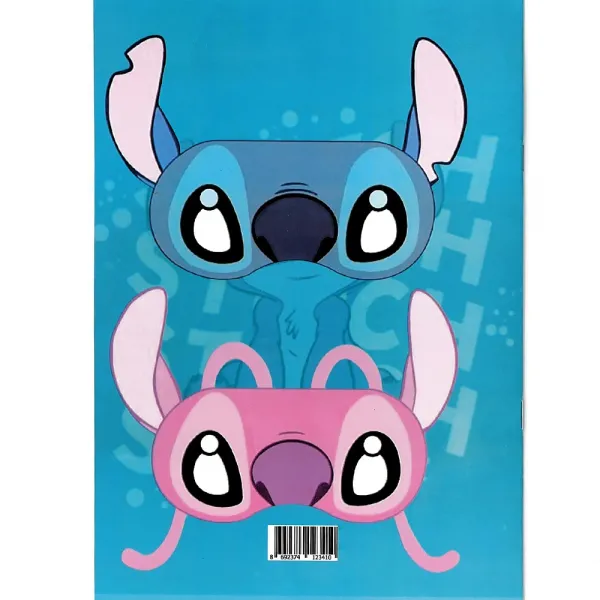 16 Sayfa Lilo ve Stitch Boyama Kitabı Stickerlı 1 Adet