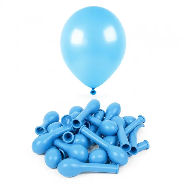 5 inch Pastel Mini Açık Mavi Balon (10 Adet)