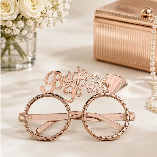 Bride To Be Plastik Gözlük Rose Gold 1 Adet