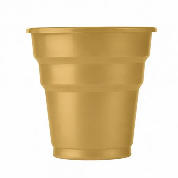 Gold Plastik Bardak Lüks (25 adet)