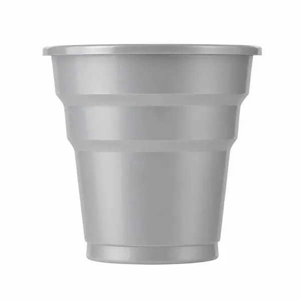 Gümüş Plastik Bardak Lüks (25 adet)