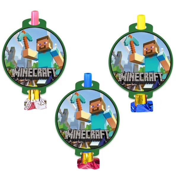 Minecraft Parti Düdüğü (6 Adet)