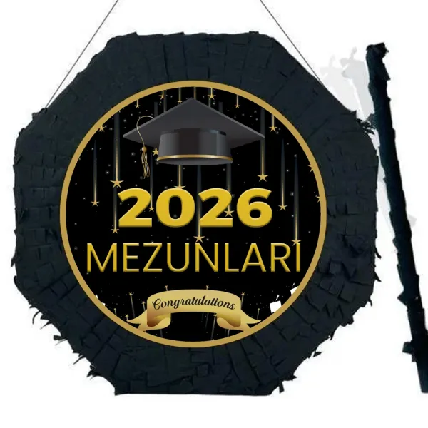 Mezuniyet Pinyata 42 cm + Sopası