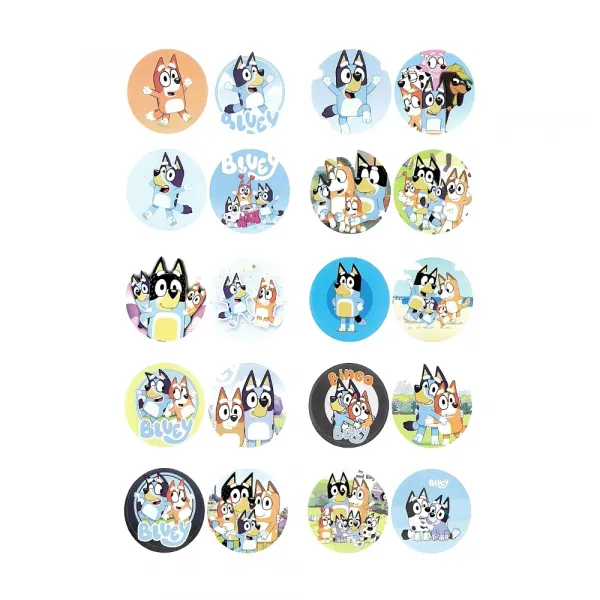 16 Sayfa Bluey Boyama Kitabı Stickerlı 1 Adet