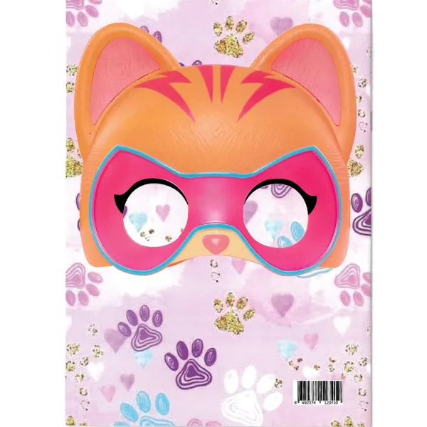 16 Sayfa Süper Kitties Boyama Kitabı Stickerlı 1 Adet