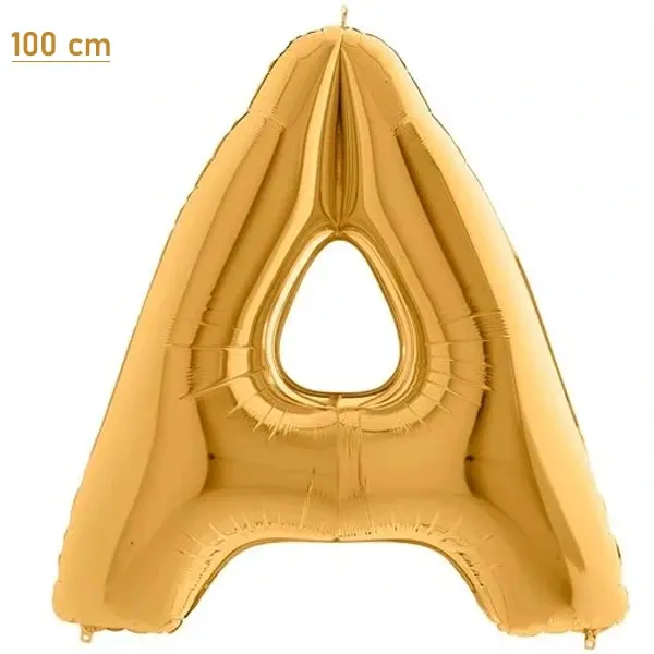 A Harf Folyo Balon – Gold – 100 cm (40 inch)