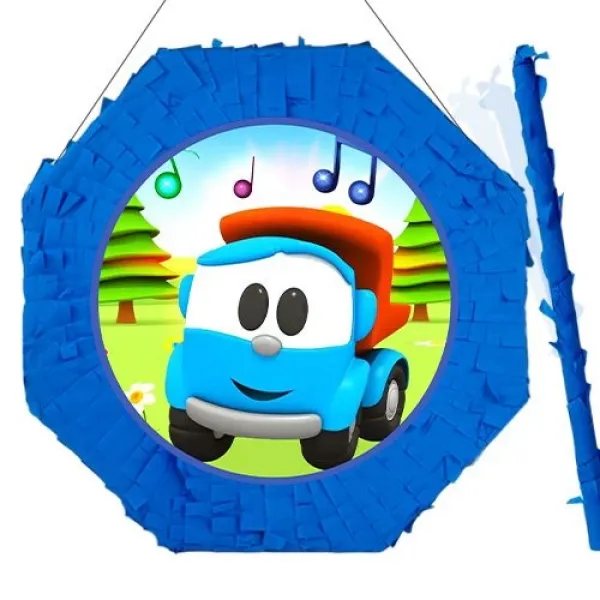 Akıllı Kamyon Leo Pinyata 42 cm + Sopası