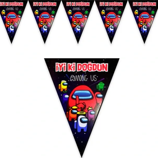 Among Us Flama Bayrak (1.5 Metre)