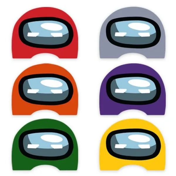 Among Us Kağıt Maske 6 Adet