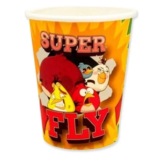 Angry Birds Karton Bardak (8 Adet)