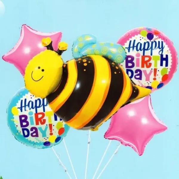 Arı Folyo Balon Set 5li