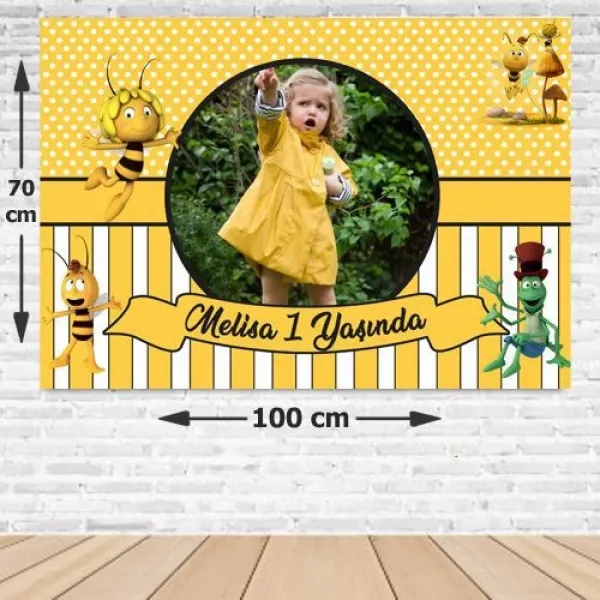 Arı Maya Kişiye Özel Parti Afişi 70*100 cm