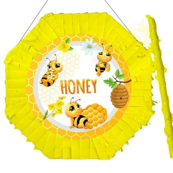 Arı Temalı Pinyata 42 cm + Sopası