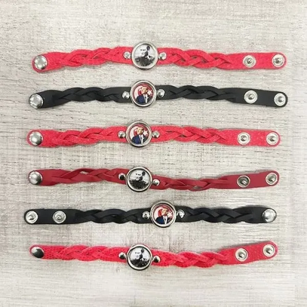 Atatürk Temalı Bileklik (6 Adet)