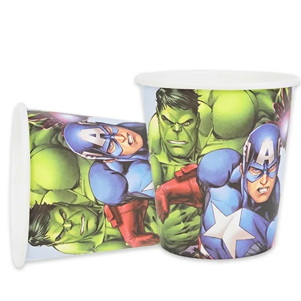 Avengers Karton Bardak 8 adet
